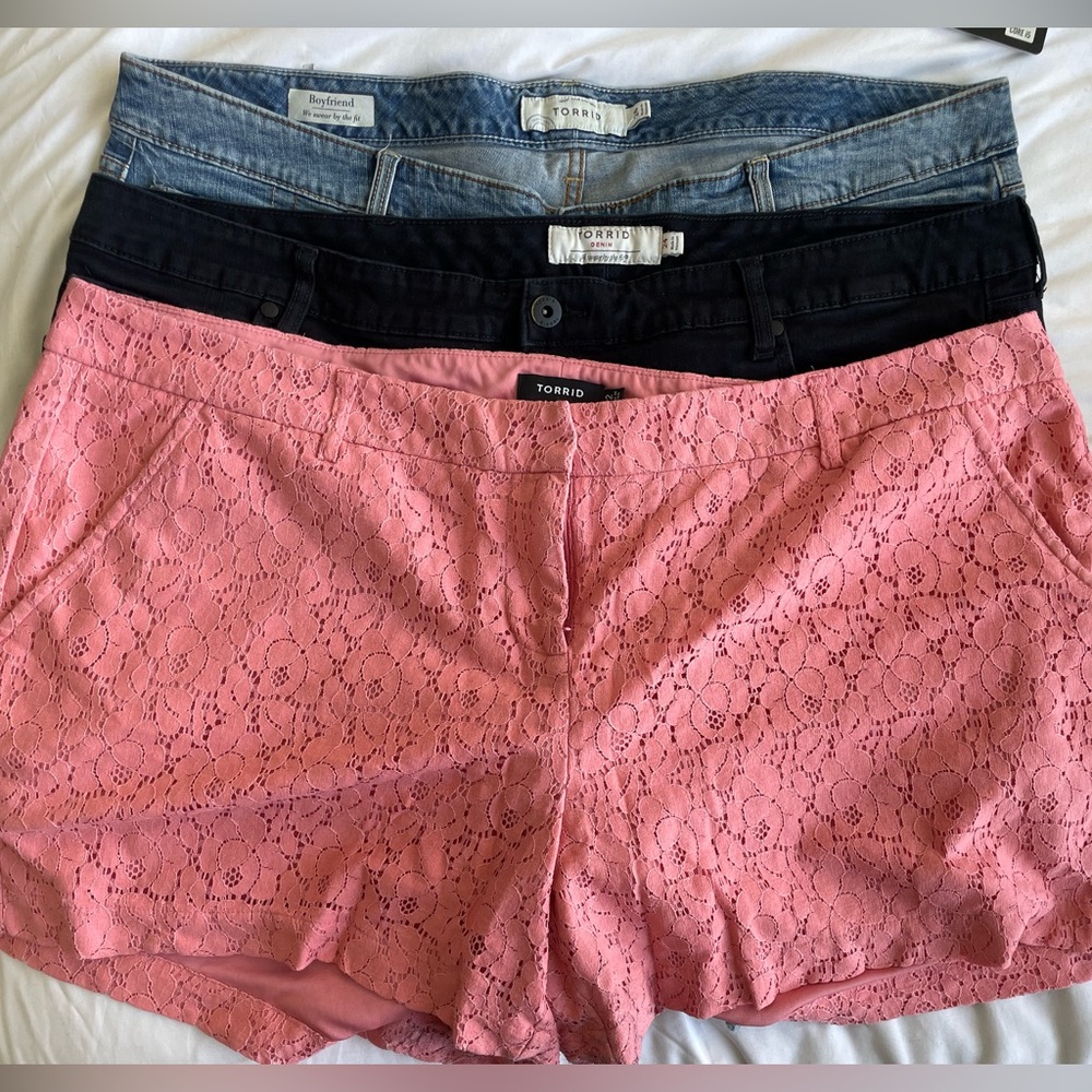 Set of 3 Torrid shorts